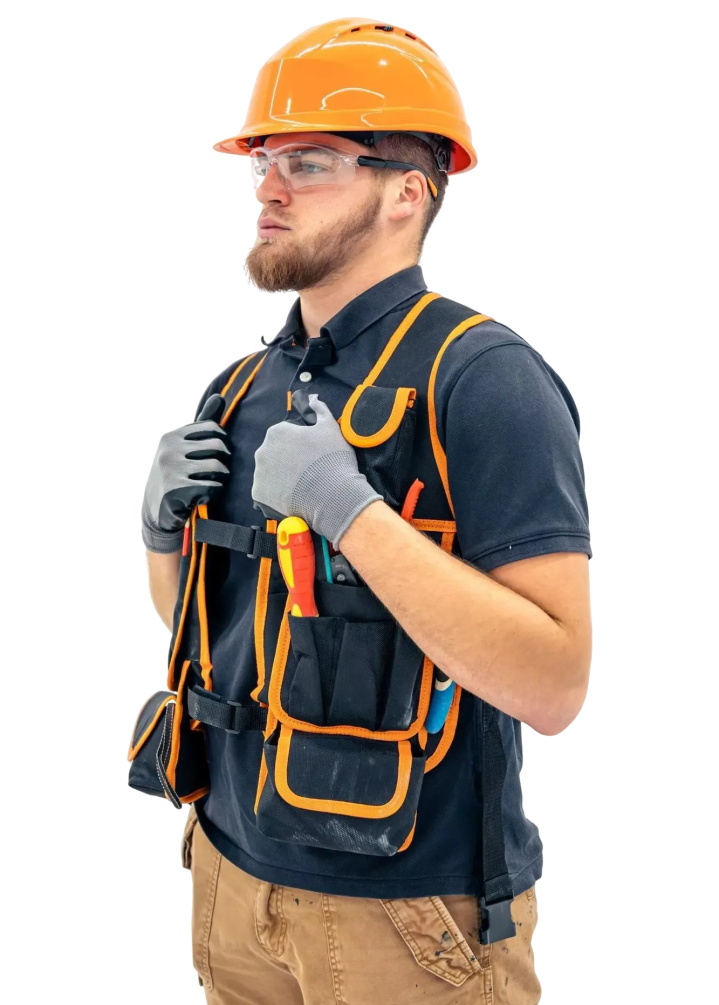 male builder electrical engineer ov d3d0